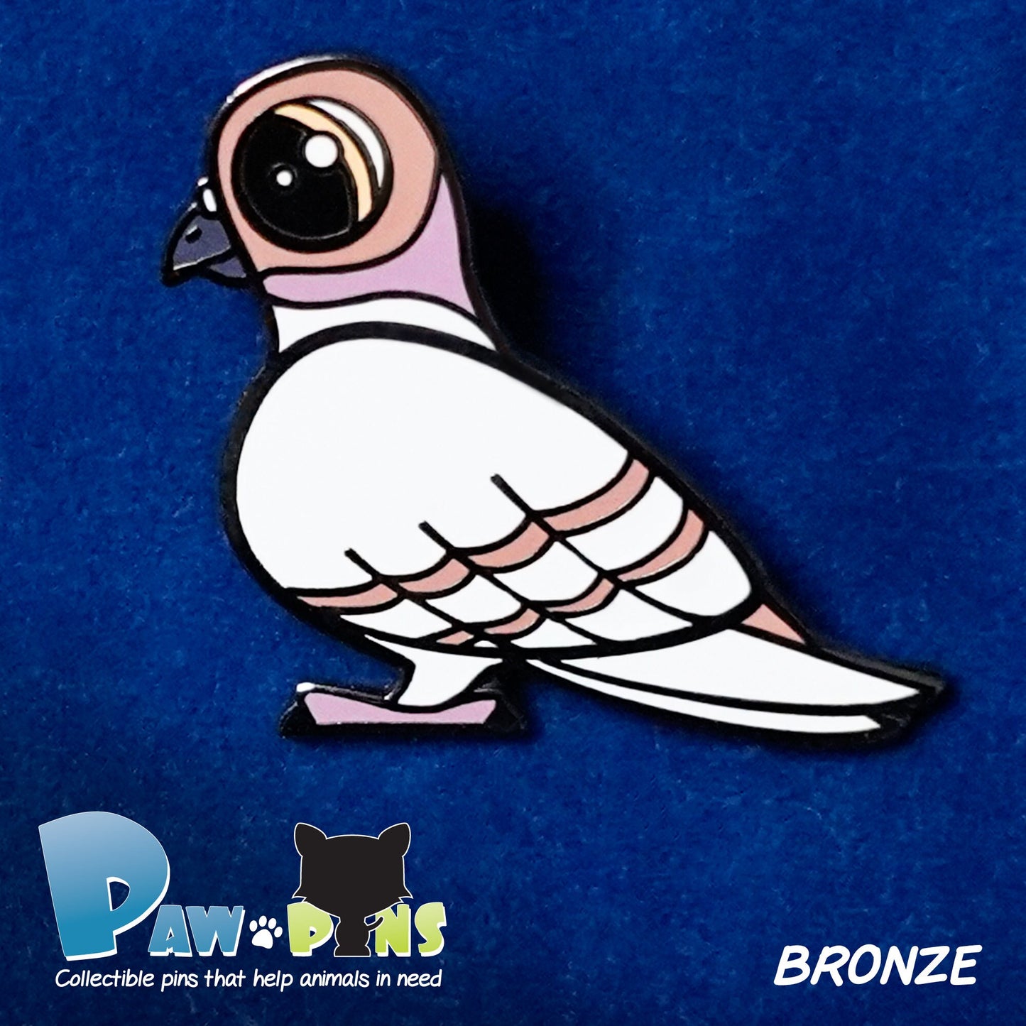 Neil Stampson the Pigeon - Hard Enamel Pin