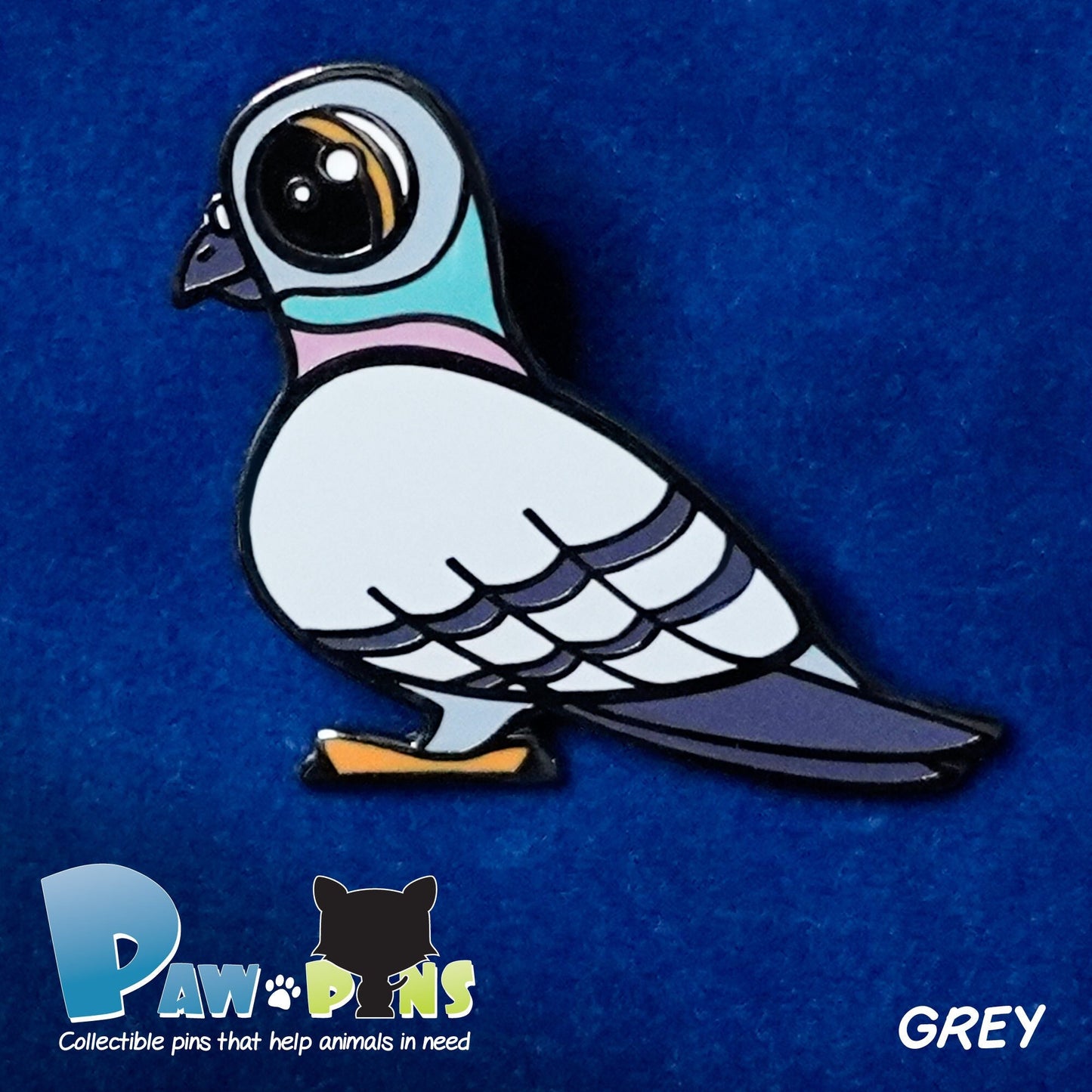 Neil Stampson the Pigeon - Hard Enamel Pin