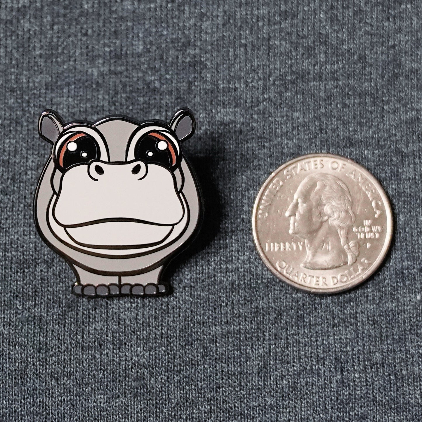 Happy the Hippo - Hard Enamel Pin