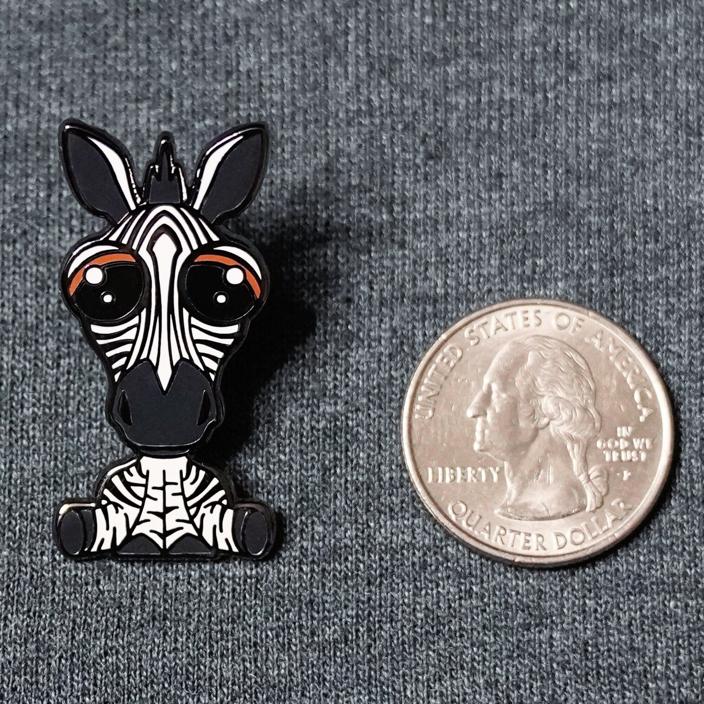 Zach the Zebra - Hard Enamel Pin