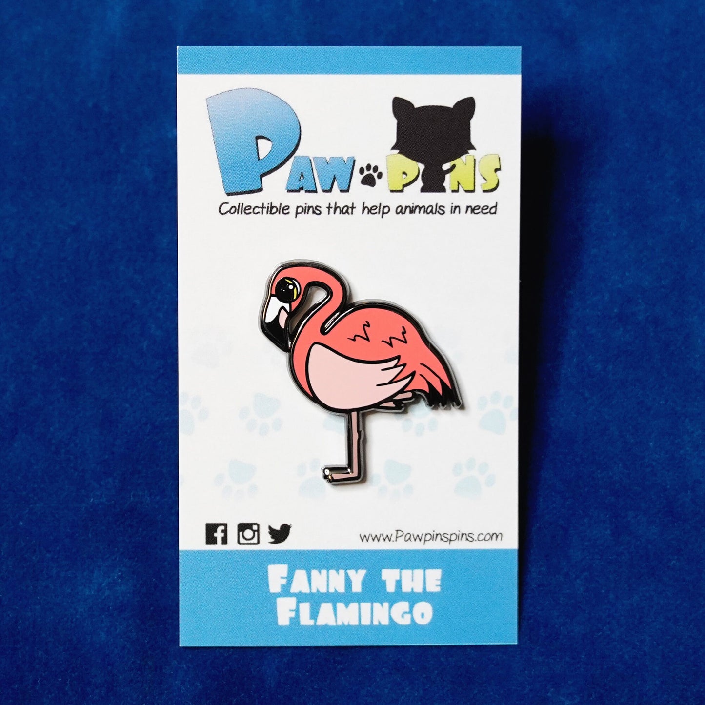 Fanny the Flamingo - Hard Enamel Pin