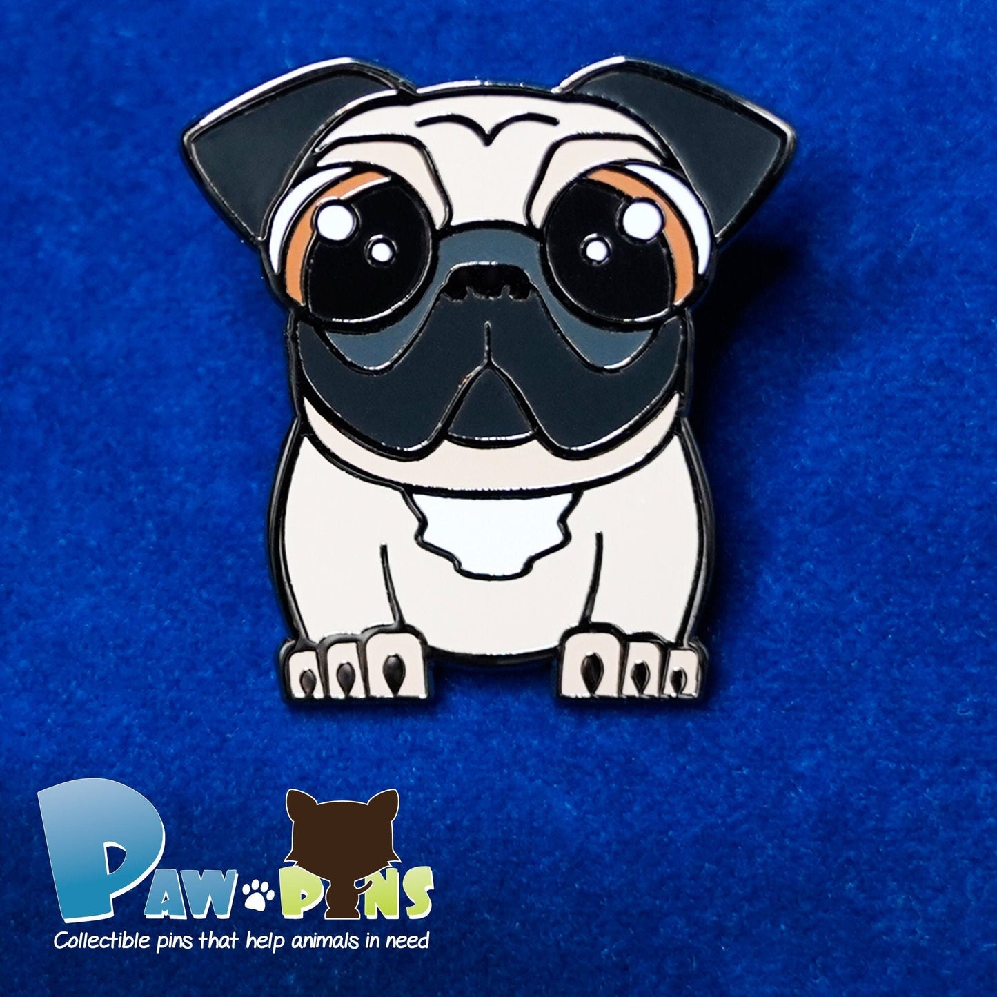 Weber the Pug - Hard Enamel Pin