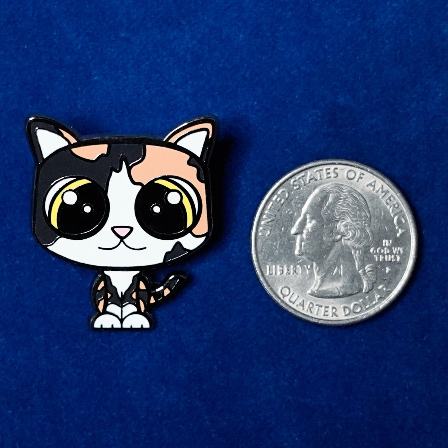 Milo the Calico - Hard Enamel Pin