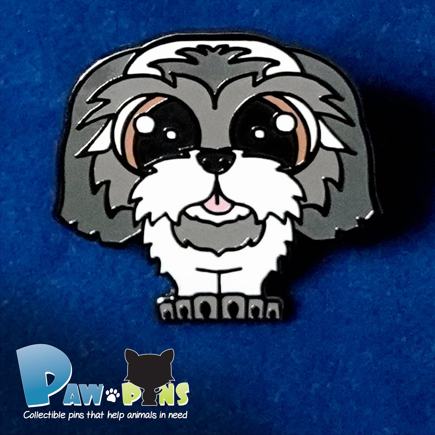 Lulu the Shih Tzu - Hard Enamel Pin