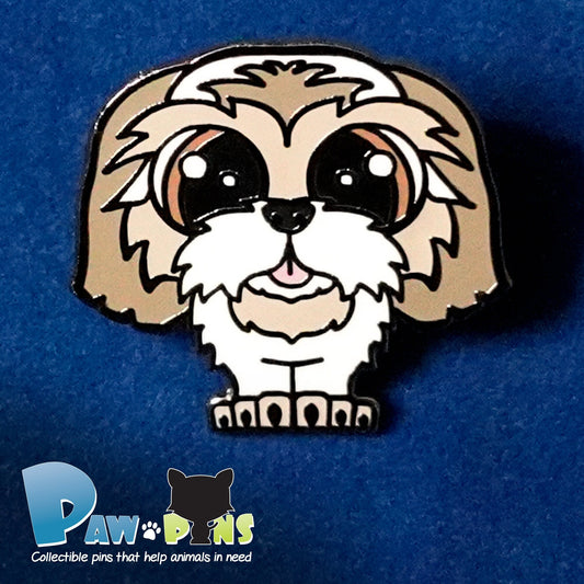 Lulu the Shih Tzu - Hard Enamel Pin