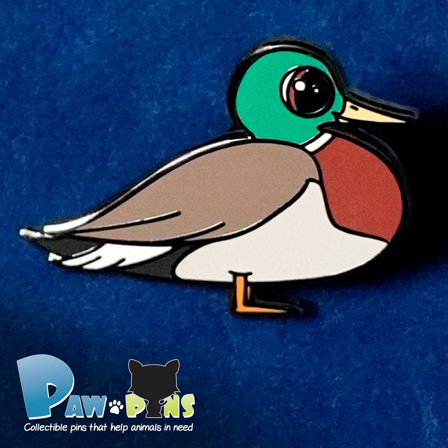 Mallard P. Quacker the Duck - Hard Enamel Pin