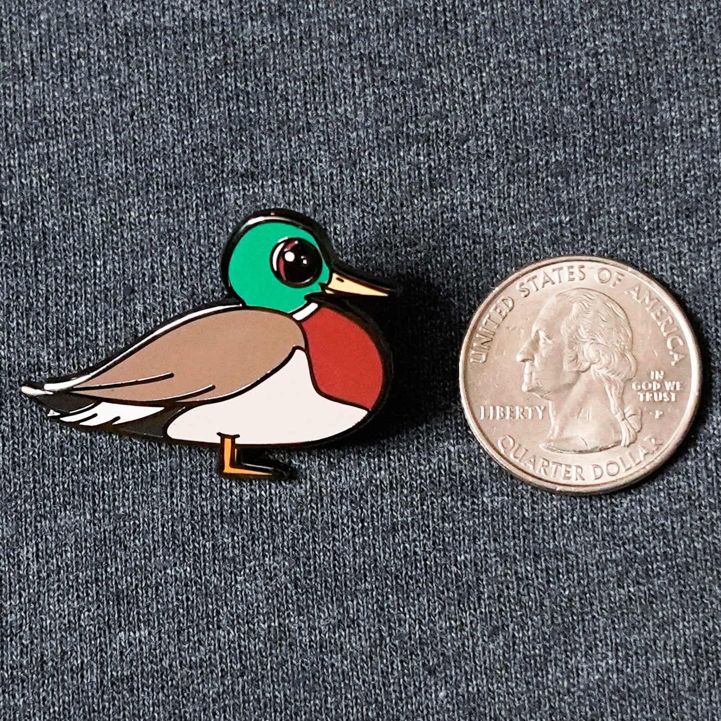 Mallard P. Quacker the Duck - Hard Enamel Pin