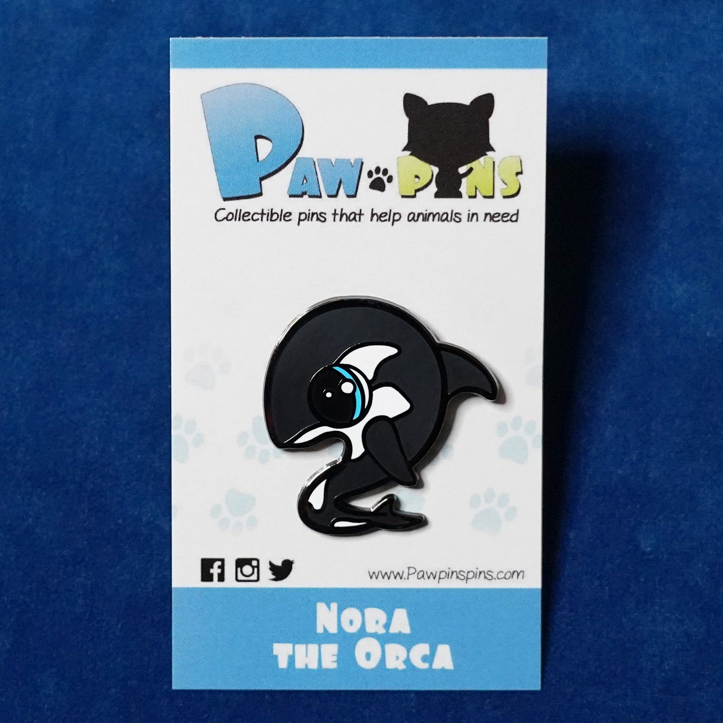 Nora the Orca - Hard Enamel Pin