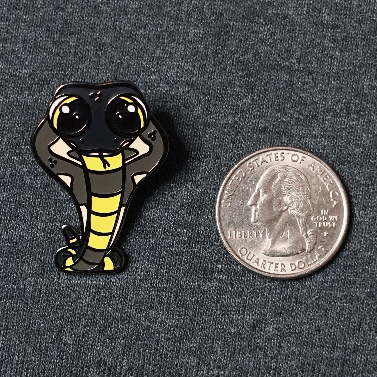 Candace the King Cobra - Hard Enamel Pin