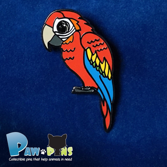 Mango the Parrot - Hard Enamel Pin